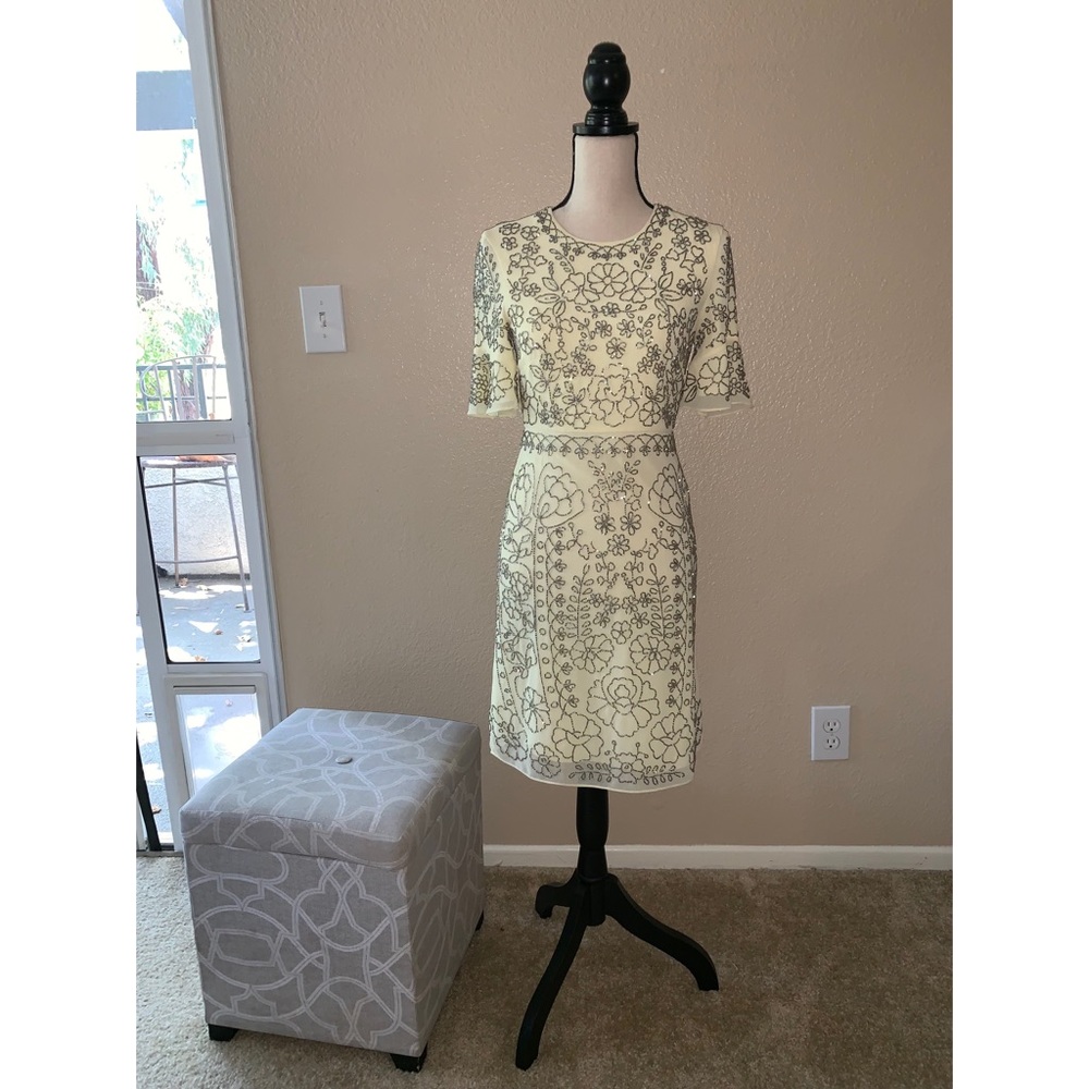 Needle & Thread Lemon Beaded dress